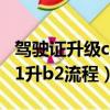 駕駛證升級(jí)c1升b2流程是什么（駕駛證升級(jí)c1升b2流程）