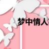 夢(mèng)中情人英文簡(jiǎn)稱（夢(mèng)中情人英文）