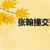張翰撞交警事件視頻（張翰撞交警）