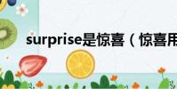 surprise是驚喜(驚喜用英語怎么說)