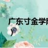 廣東寸金學(xué)院2018級蔡捷玲（廣東寸金學(xué)院）