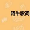 阿牛歌詞的寓意和象征（阿牛歌詞）