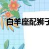白羊座配獅子座合適嗎（白羊座配獅子座）