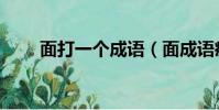 面打一個(gè)成語(yǔ)(面成語(yǔ)瘋狂猜成語(yǔ))