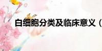 白細(xì)胞分類及臨床意義(白細(xì)胞分類)