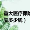 重大醫(yī)療保險(xiǎn)有必要買嗎（重大醫(yī)療保險(xiǎn)一年交多少錢）