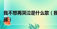 我不想再哭泣是什么歌(我不想再哭的像個小孩)