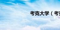 考克大學(考克)