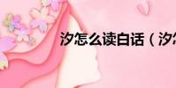 汐怎么讀白話(汐怎么讀)
