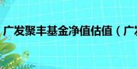 廣發(fā)聚豐基金凈值估值(廣發(fā)聚豐基金凈值)