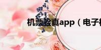 機票驗真app(電子機票驗真)