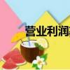 營業(yè)利潤率是什么意思（營業(yè)利潤）