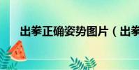 出拳正確姿勢圖片(出拳的正確姿勢)