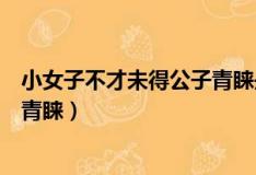 小女子不才未得公子青睞是什么意思（小女子不才未得公子青睞）