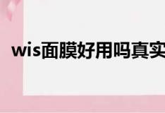 wis面膜好用嗎真實(shí)回答（wis面膜好用嗎）